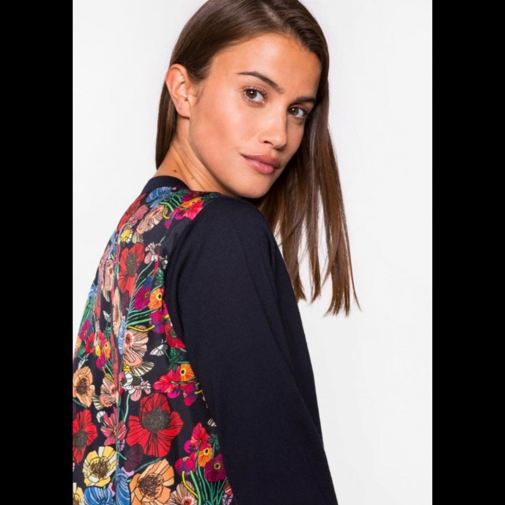 Paul Smith Merino Wool Cardigan w Silk Back